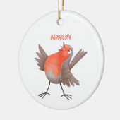 Cute-pingle cartoon keramisch ornament (Links)