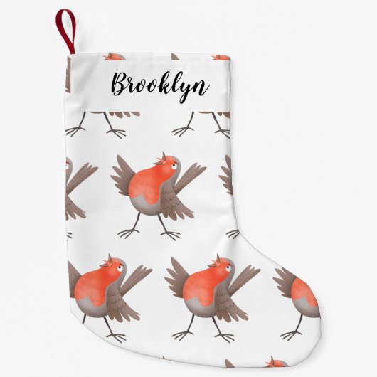 Cute-pingle cartoon kleine kerstsok (Voorkant)