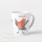 Cute-pingle cartoon latte mok (Rechterhoek)