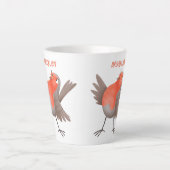 Cute-pingle cartoon latte mok (Voorkant)