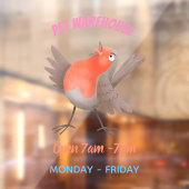 Cute-pingle cartoon raamsticker (Vel 2)