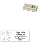 Cute-pingle cartoon 	rubberstempel (Gestempeld)