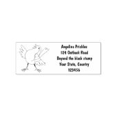 Cute-pingle cartoon 	rubberstempel (Afrduk)