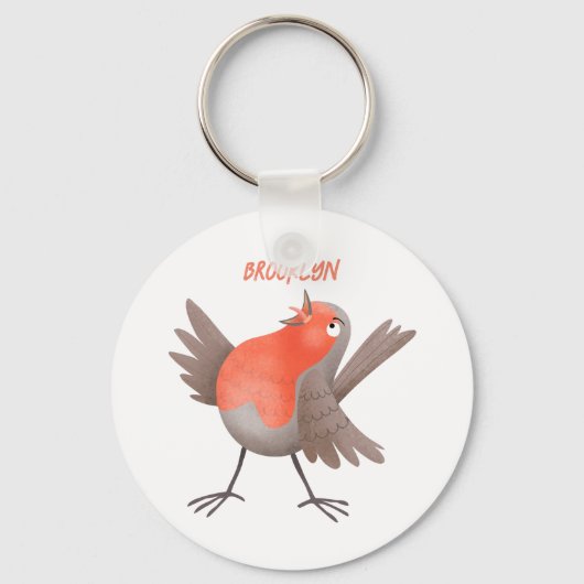Cute-pingle cartoon sleutelhanger (Voorkant)