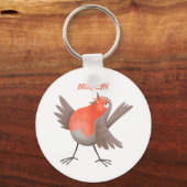 Cute-pingle cartoon sleutelhanger (Voorkant)