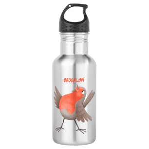 Cute-pingle cartoon waterfles
