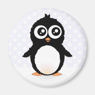 Cute pinguin cartoon magneet