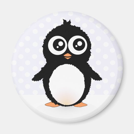 Cute pinguin cartoon magneet (Voorkant)