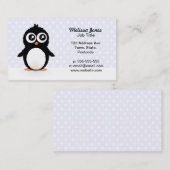 Cute pinguin cartoon visitekaartje (Voorkant / Achterkant)