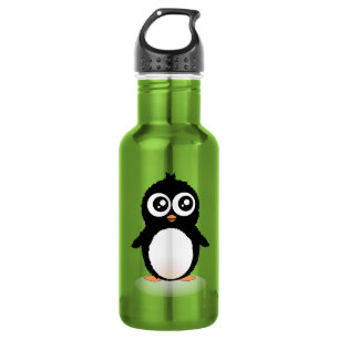 Cute pinguin cartoon waterfles 