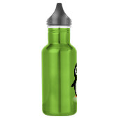 Cute pinguin cartoon waterfles  (Links)