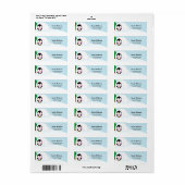 Cute pinguin etiket (Full Sheet)