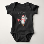 Cute Pinguïn Familie Kerst Matching Romper (Voorkant)