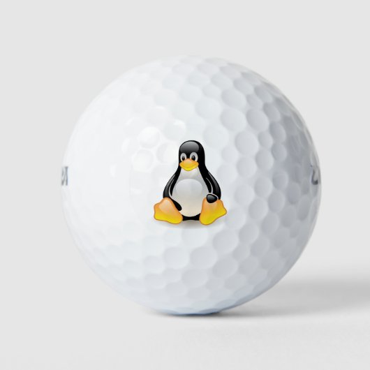 Cute pinguin golfballen (Voorkant)