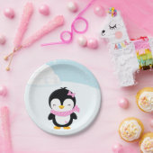 Cute pinguin papieren bordje (Feest)