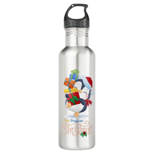 Cute pinguins vrory Collectie #1 Waterfles (Voorkant)