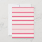 Cute Pink Axolotl Birthday Party Kaart (Achterkant)