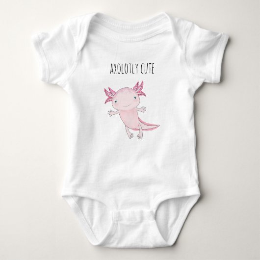 Cute Pink Axolotl Romper (Voorkant)