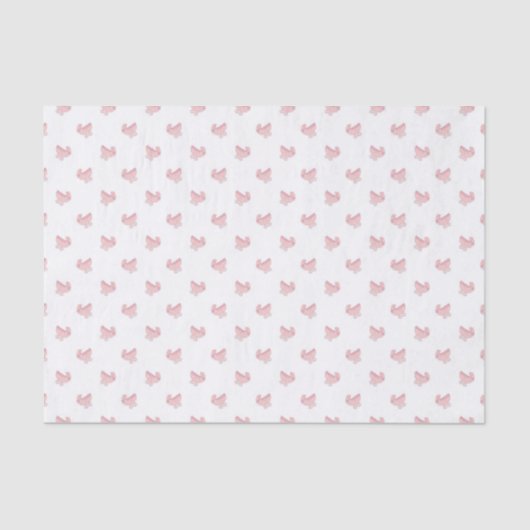 Cute Pink Baby Buggy Pattern Tissuepapier (Voorkant)