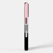 Cute Pink Black Grey Shapes Personalized  Case-Mate iPhone Case (Achterkant / Rechts)