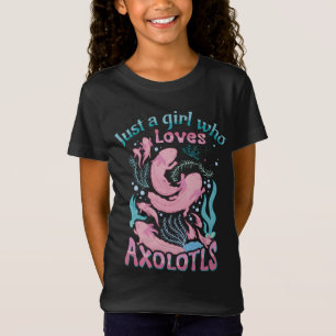 Cute Pink Blauwgroen gewoon een meisje dat van Axo T-shirt