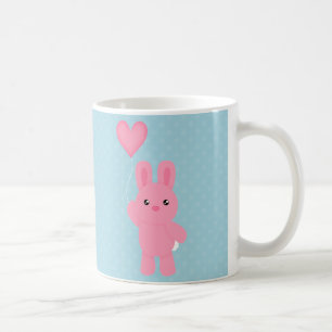 Cute Pink Bunny Koffiemok