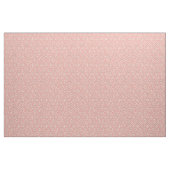 Cute Pink Bunny Rabbits Pattern Stof (Yard (91,4 cm))