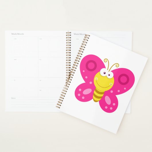 Cute Pink Butterfly (Devant avec enveloppe)