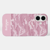 Cute Pink Camo op maat Case-Mate iPhone Case (Achterkant (horizontaal))