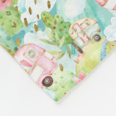 Cute Pink Camper Couverture Camping (Coin)