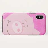 Cute Pink Cartoon Cell Case (Achterkant (horizontaal))