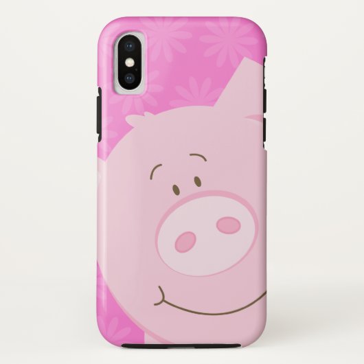Cute Pink Cartoon Cell Case (Achterkant)