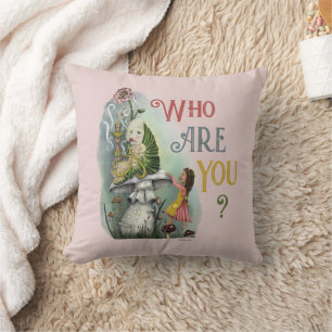 Cute Pink Caterstyle in Alice in Wonderland Art Kussen