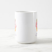Cute Pink Cupcake Unicorn met Roos Koffiemok (Center)
