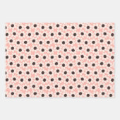 Cute Pink Daisy Flower Pattern Inpakpapier Vel (Voorkant 2)