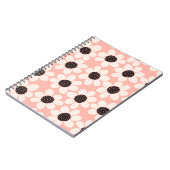 Cute Pink Daisy Flower Pattern Notitieboek (Linkerzijde)