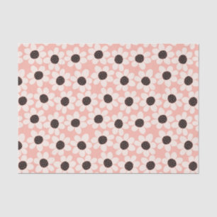 Cute Pink Daisy Flower Pattern Tissuepapier