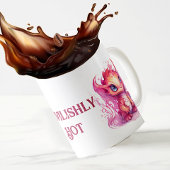 Cute Pink Devil Dragon Koffiemok
