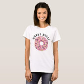Cute Pink Donut Bully T-shirt (Voorkant volledig)