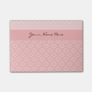 Cute Pink en White Polka Dots Post-it® Notes