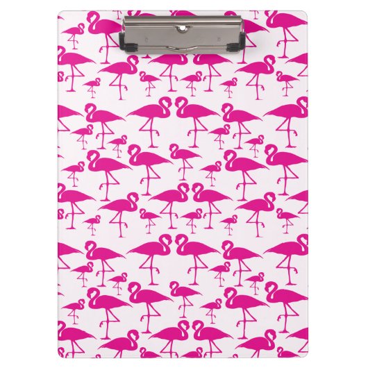 Cute Pink Flamingo Klembord (Voorkant)