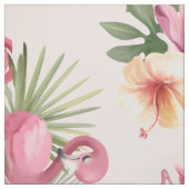 Cute Pink Flamingo Stof (Swatch)