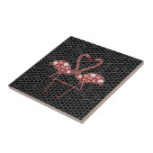 Cute Pink Flamingo Tegeltje (Zijkant)