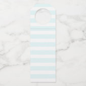 Cute Pink Flamingo Tropical Theme Cheers! Flessenhanger (Achterkant)