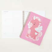 Cute Pink Flying Unicorn Pegacorn (Devant avec enveloppe)