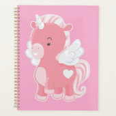 Cute Pink Flying Unicorn Pegacorn (Devant)