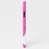Cute, pink, food, cloud, frog phone case iPhone hoesje (Rechterkant)