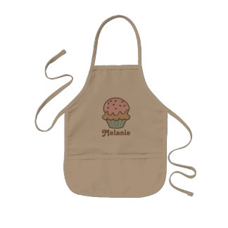 Cute Pink Frosting Cupcake Speciaal Kinder Schort