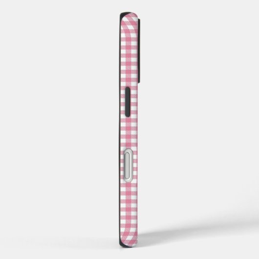 Cute Pink Gingham Pattern  Case-Mate iPhone Case (Achterkant / Rechts)