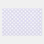 Cute Pink, Green & Lavender Pastel Gingham Pattern Inpakpapier Vel (Voorkant 3)